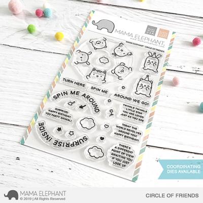 Mama Elephant Clear Stamps - Circle Of Friends